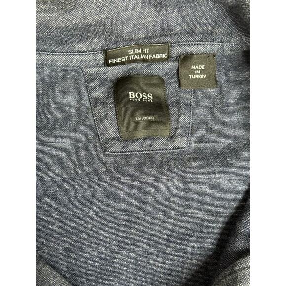 HUGO BOSS Men’s Polo Shirt Slim Fit Size L - Italian Fabric - Picture 6 of 7